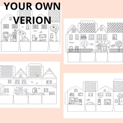 Houses on paper